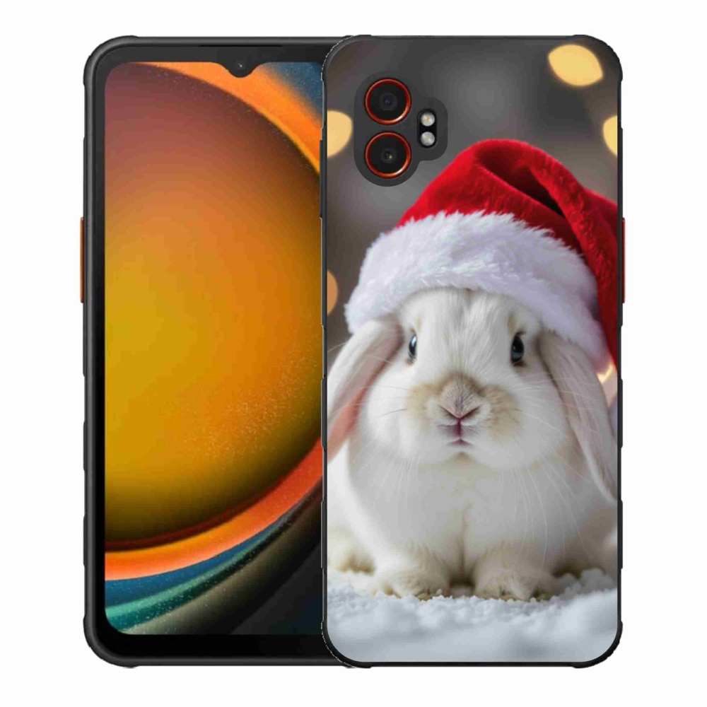 Gélový kryt mmCase na Samsung Galaxy Xcover 7 Pro - vianočný králik