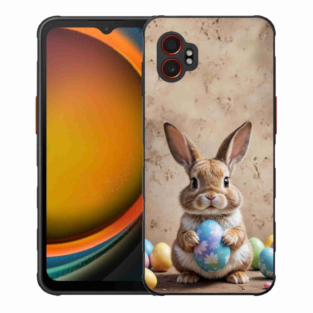 Gélový kryt mmCase na Samsung Galaxy Xcover 7 Pro - veľkonočný zajačik