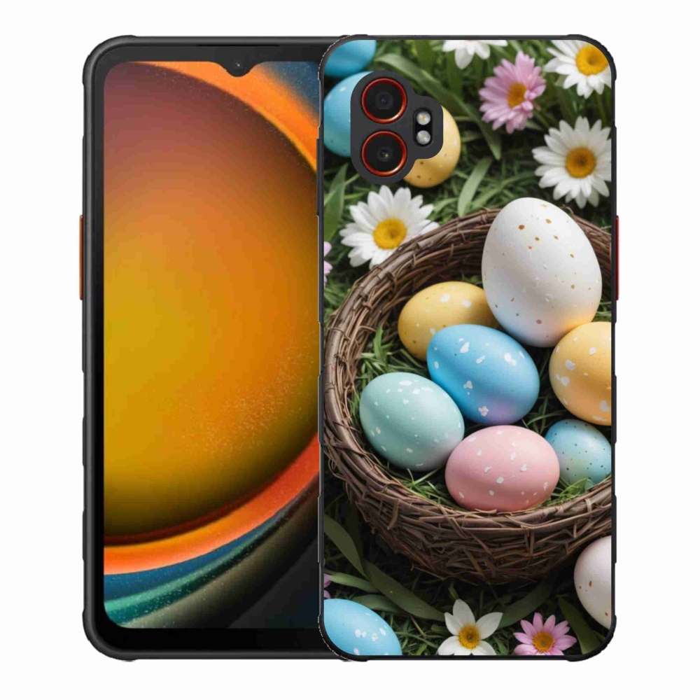 Gélový kryt mmCase na Samsung Galaxy Xcover 7 Pro - veľkonočné vajíčka 2