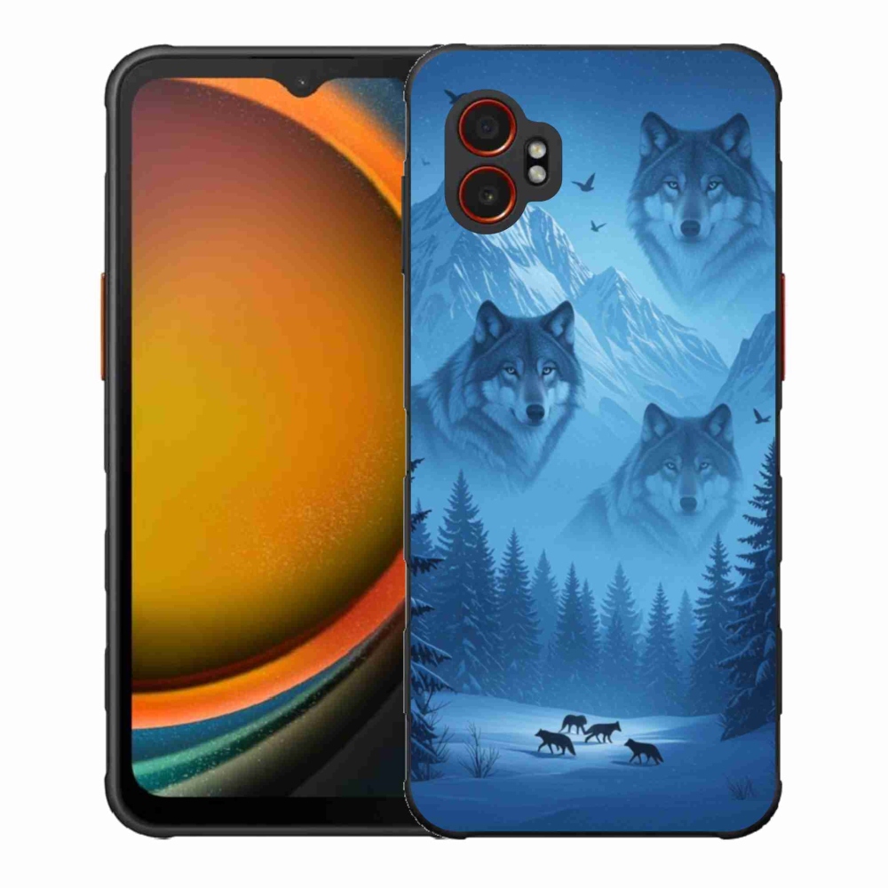 Gélový kryt mmCase na Samsung Galaxy Xcover 7 Pro - vlčia svorka