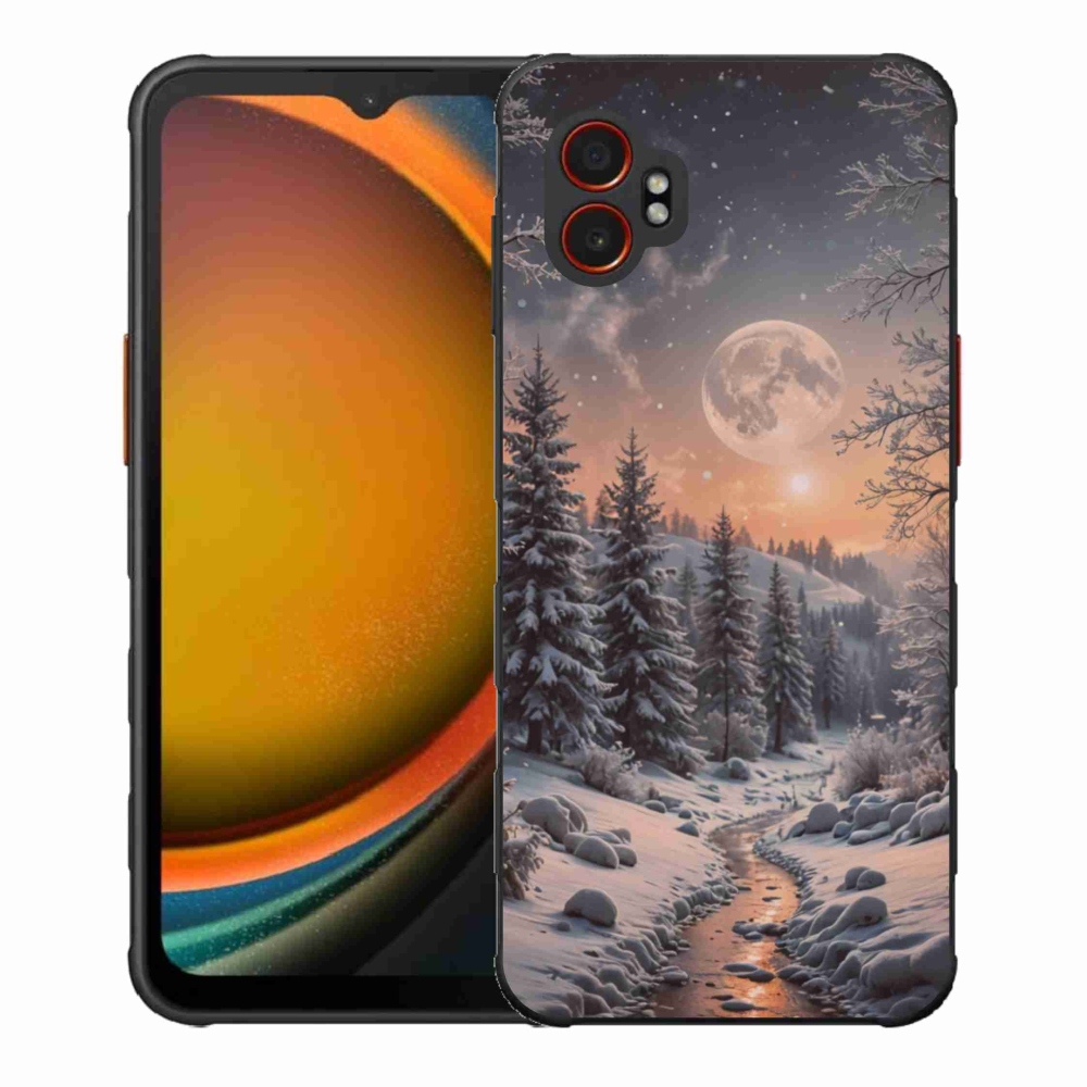 Gélový kryt mmCase na Samsung Galaxy Xcover 7 Pro - zimná krajina 2
