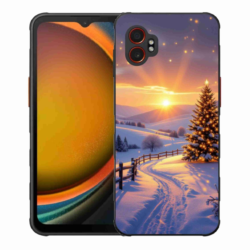 Gélový kryt mmCase na Samsung Galaxy Xcover 7 Pro - zimná krajina