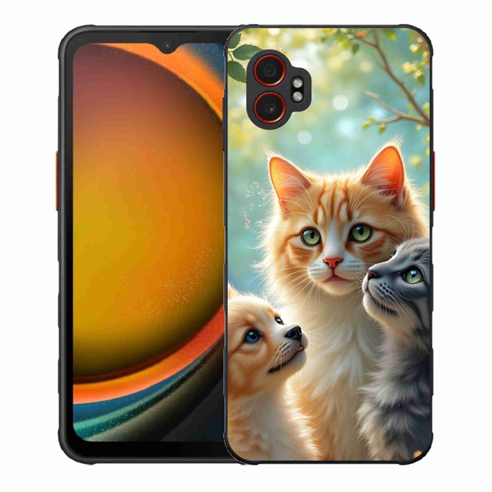 Gélový kryt mmCase na Samsung Galaxy Xcover 7 Pro - zvieracie priateľstvo 2