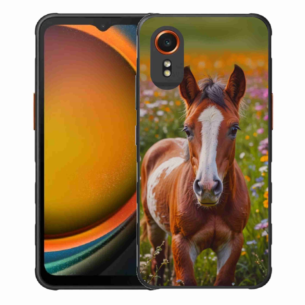 Gélový kryt mmCase na Samsung Galaxy Xcover 7 - roztomilé žriebä