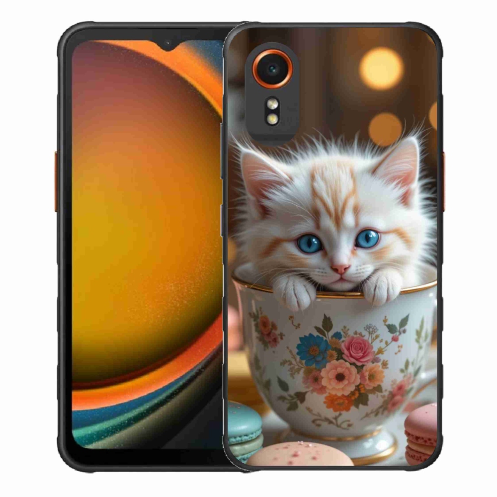 Gélový kryt mmCase na Samsung Galaxy Xcover 7 - roztomilé mačiatko 6
