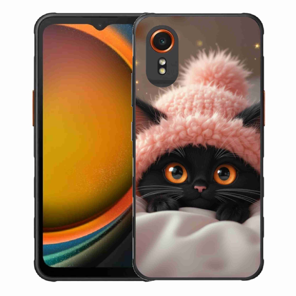 Gélový kryt mmCase na Samsung Galaxy Xcover 7 - roztomilé mačiatko 7