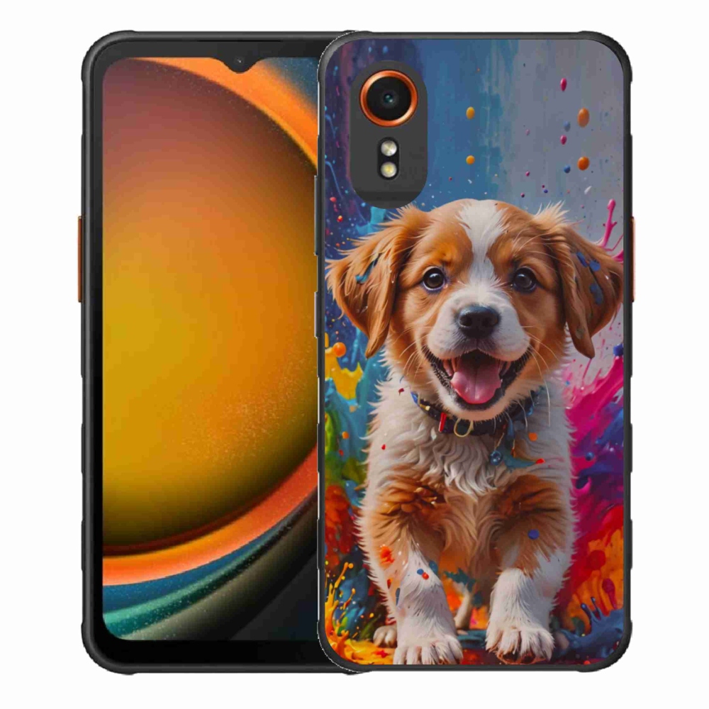 Gélový kryt mmCase na Samsung Galaxy Xcover 7 - roztomilé šteňa 3