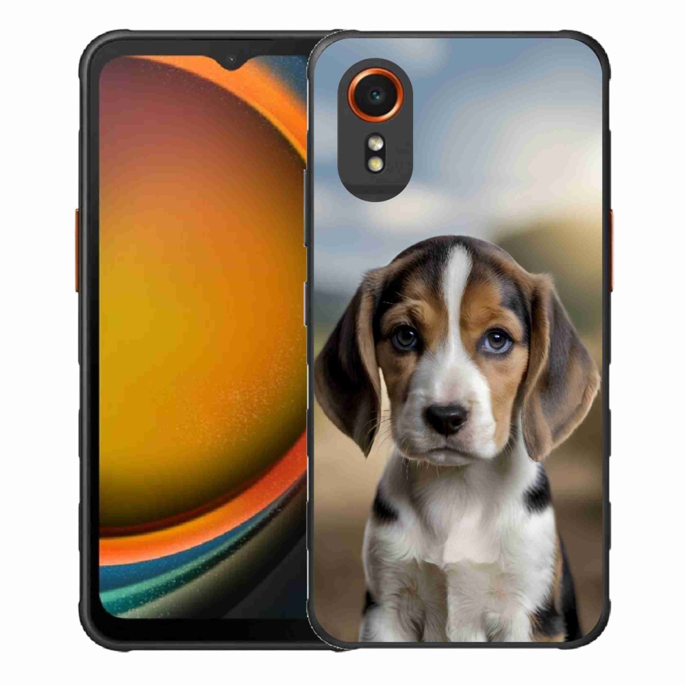 Gélový kryt mmCase na Samsung Galaxy Xcover 7 - roztomilý bígl