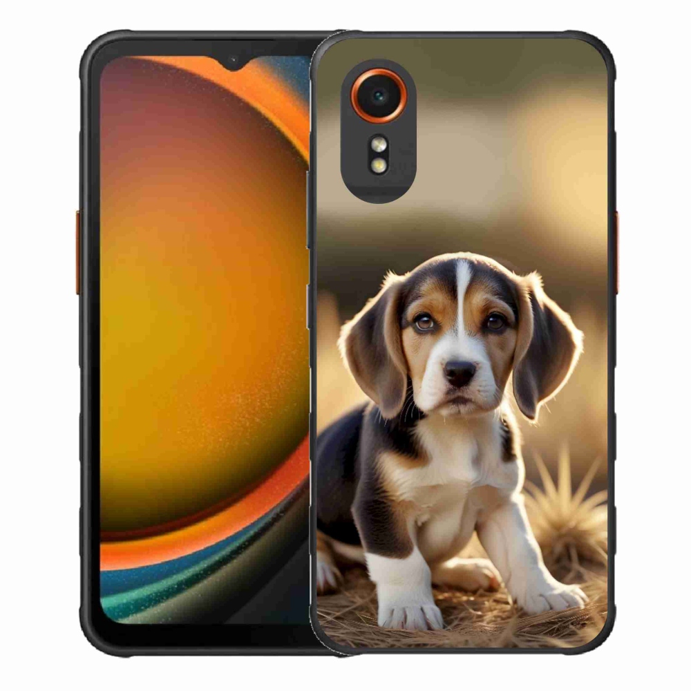 Gélový kryt mmCase na Samsung Galaxy Xcover 7 - roztomilý bígl