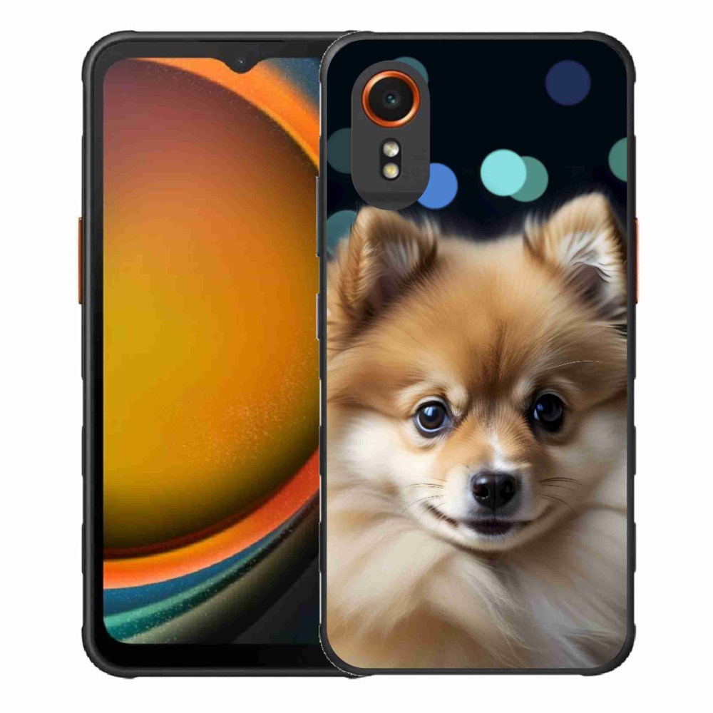 Gélový kryt mmCase na Samsung Galaxy Xcover 7 - roztomilý pomeranian