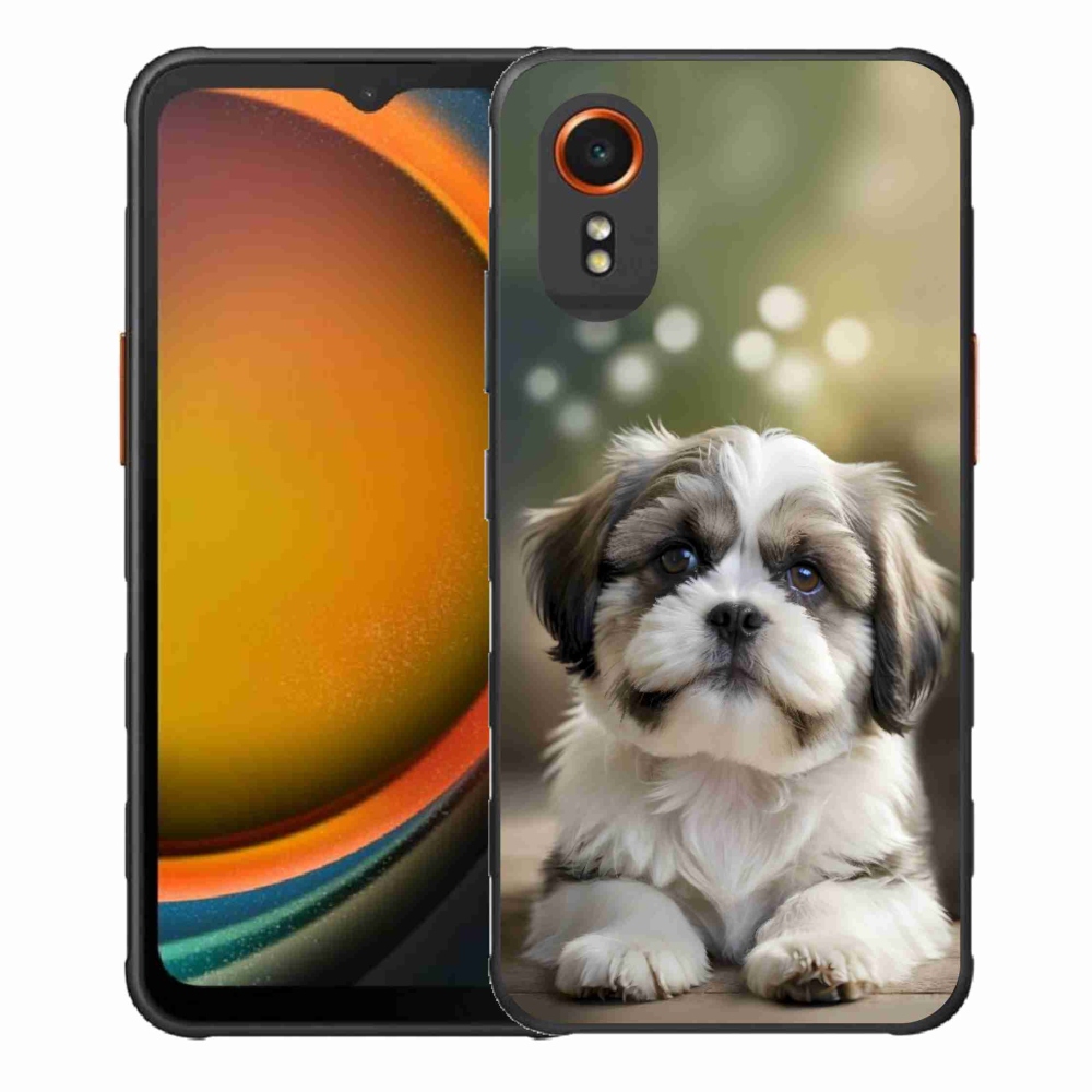 Gélový kryt mmCase na Samsung Galaxy Xcover 7 - roztomilý shih-tzu
