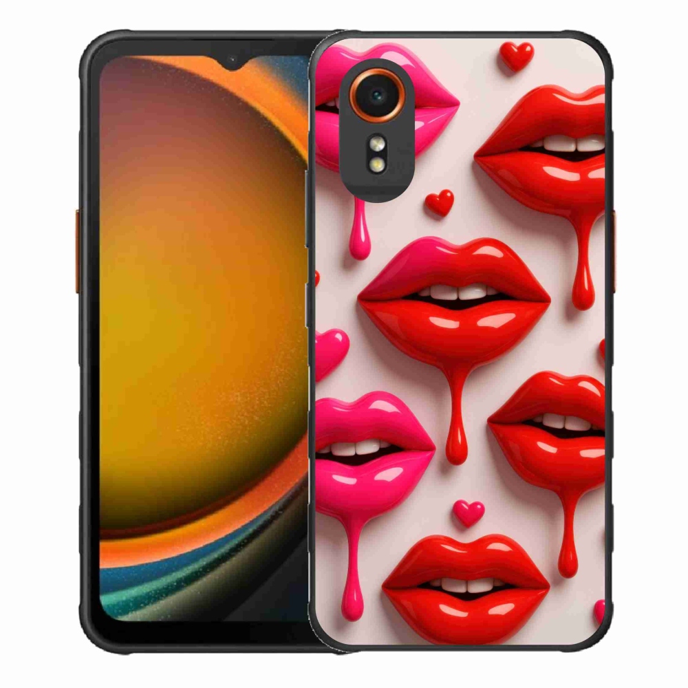 Gélový kryt mmCase na Samsung Galaxy Xcover 7 - pery 2