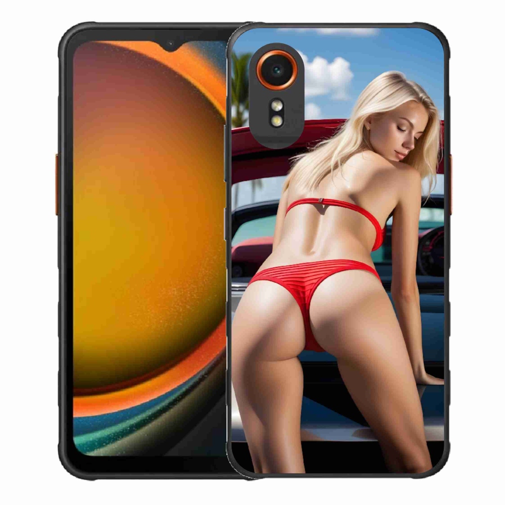 Gélový kryt mmCase Samsung Galaxy Xcover 7 - sexy žena 2