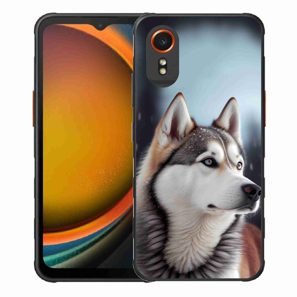 Gélový kryt mmCase na Samsung Galaxy Xcover 7 - sibírsky husky