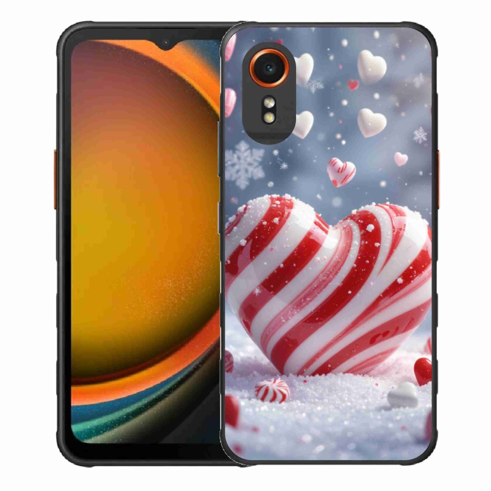 Gélový kryt mmCase na Samsung Galaxy Xcover 7 - sladké srdce