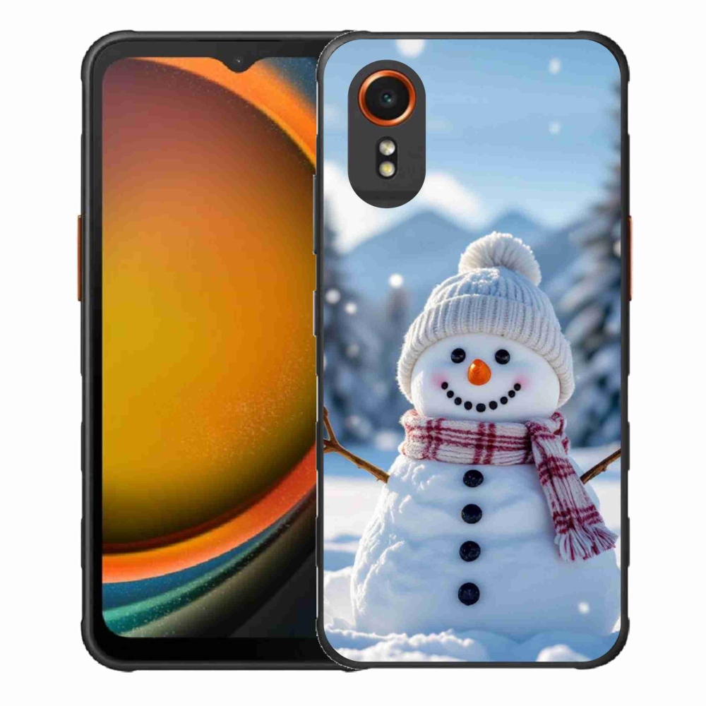 Gélový kryt mmCase na Samsung Galaxy Xcover 7 - snehuliak 3