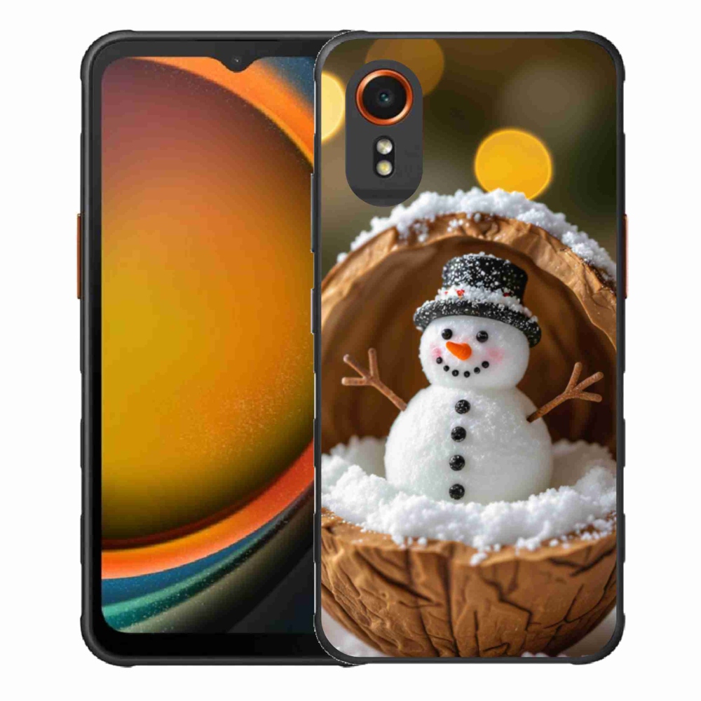 Gélový kryt mmCase na Samsung Galaxy Xcover 7 - snehuliak 4