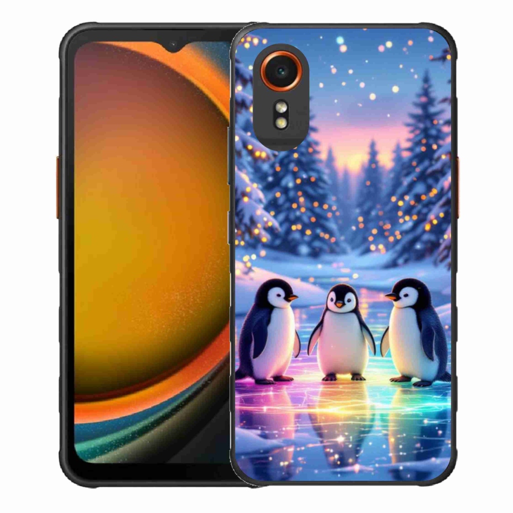 Gélový kryt mmCase na Samsung Galaxy Xcover 7 - tučniaky
