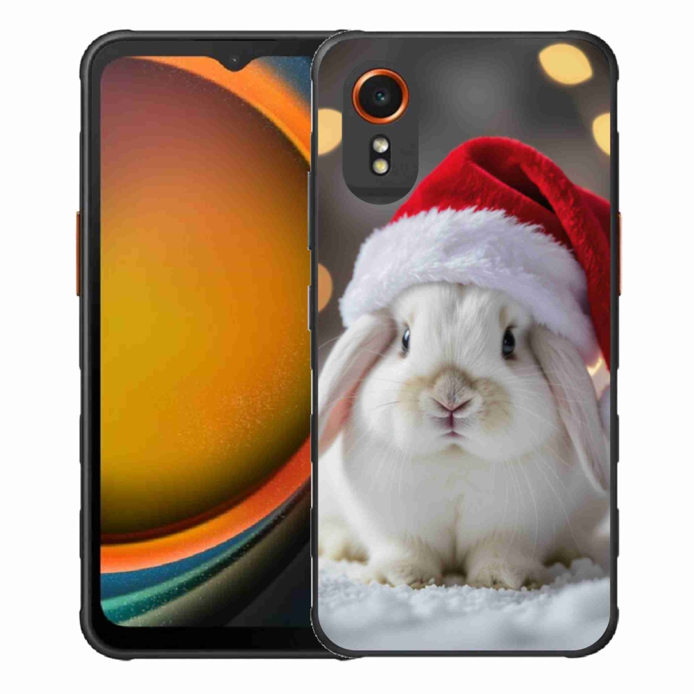 Gélový kryt mmCase na Samsung Galaxy Xcover 7 - vianočný králik