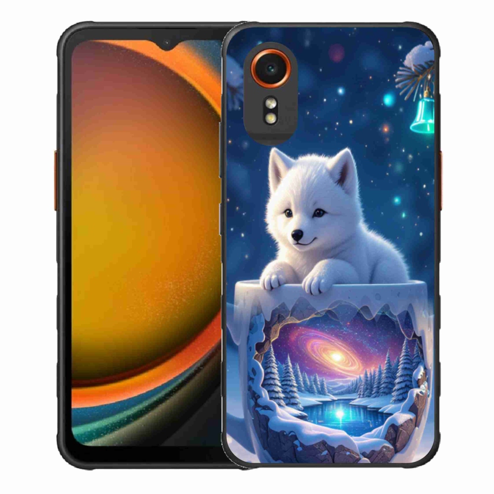 Gélový kryt mmCase na Samsung Galaxy Xcover 7 - vianočné šteňa