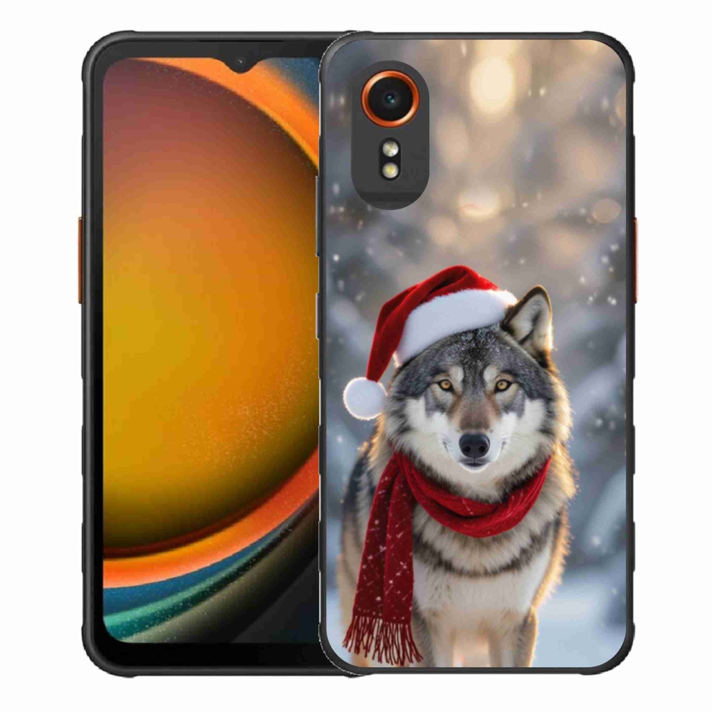 Gélový kryt mmCase na Samsung Galaxy Xcover 7 - vianočný vlk