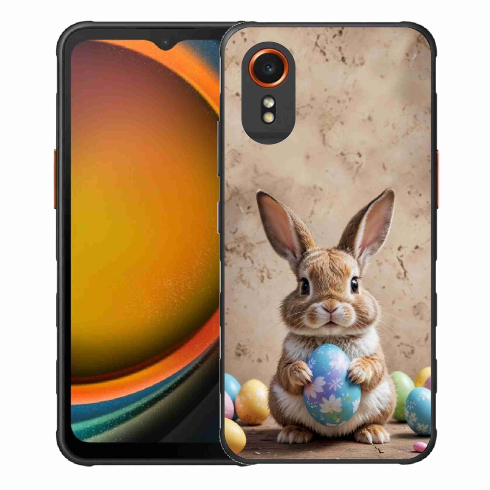 Gélový kryt mmCase na Samsung Galaxy Xcover 7 - veľkonočný zajačik