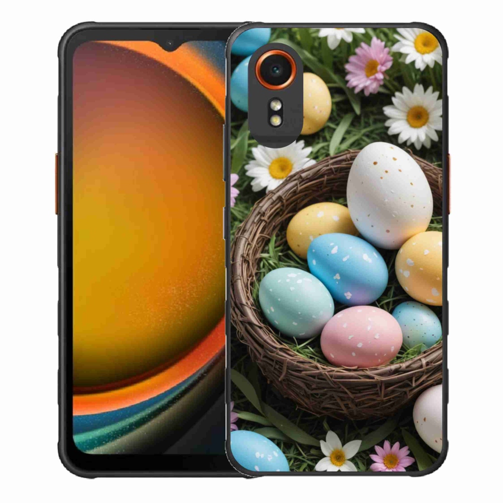 Gélový kryt mmCase na Samsung Galaxy Xcover 7 - veľkonočné vajíčka 2