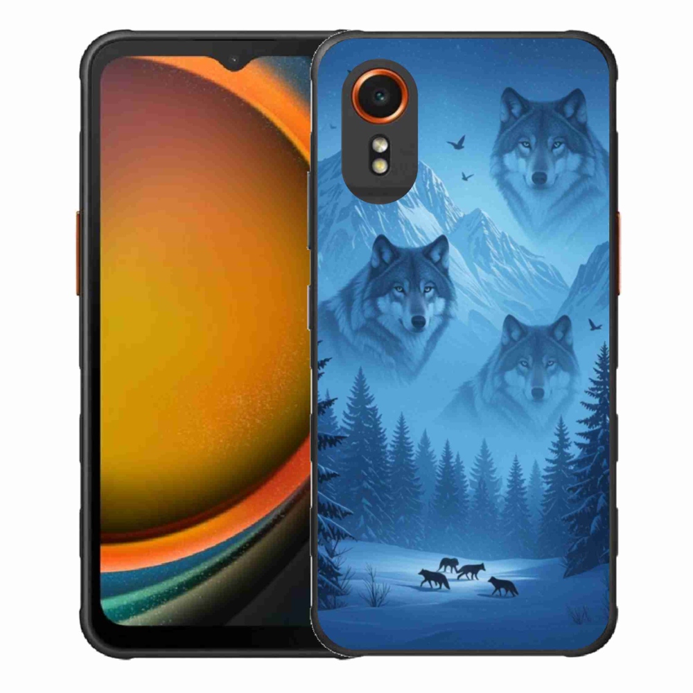 Gélový kryt mmCase na Samsung Galaxy Xcover 7 - vlčia svorka