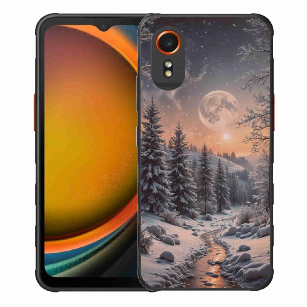 Gélový kryt mmCase na Samsung Galaxy Xcover 7 - zimná krajina 2