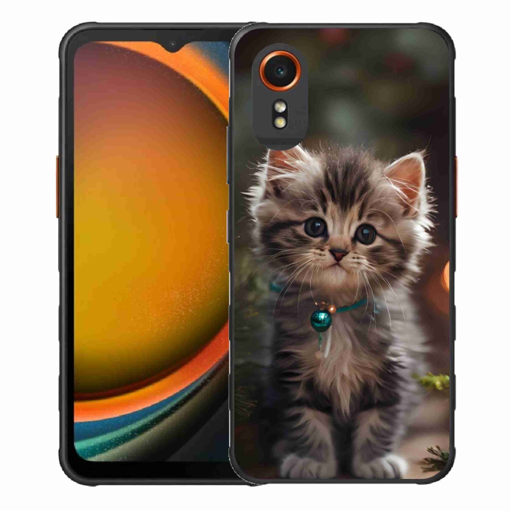 Gélový kryt mmCase na Samsung Galaxy Xcover7 - roztomilé mačiatko 11