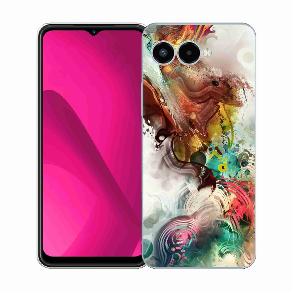 Gélový kryt mmCase na T-Mobile T Phone 3 - abstrakt 1
