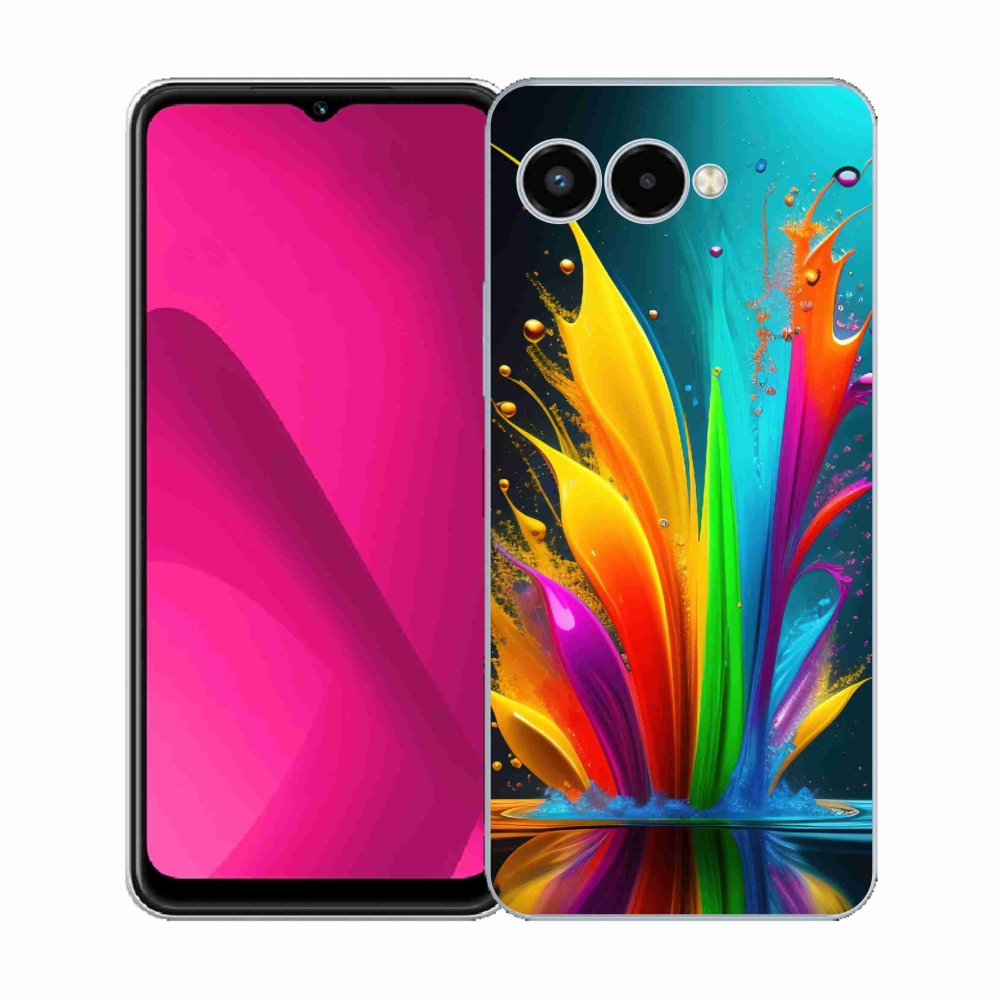 Gélový kryt mmCase na T-Mobile T Phone 3 - abstraktný motív 1