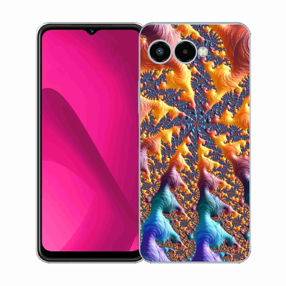 Gélový kryt mmCase na T-Mobile T Phone 3 - abstraktný motív 23