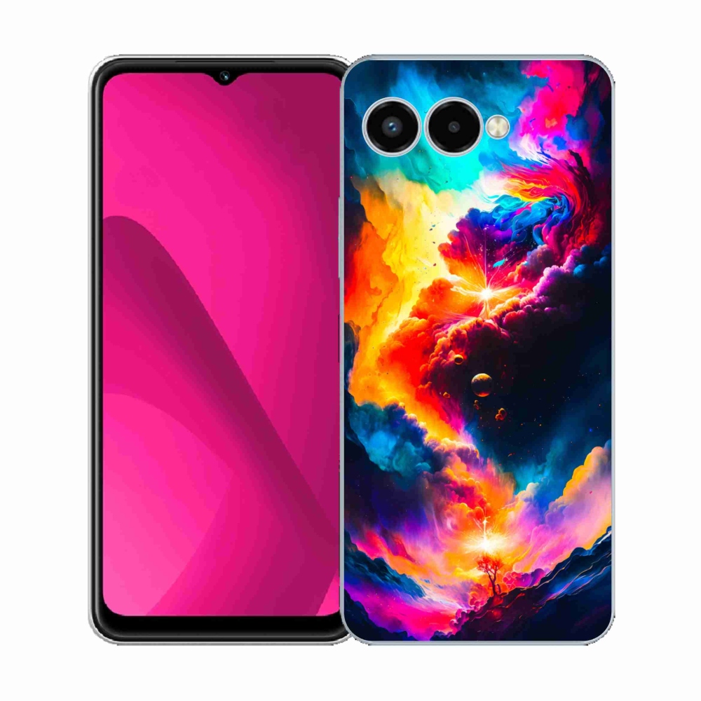 Gélový kryt mmCase na T-Mobile T Phone 3 - abstraktný motív