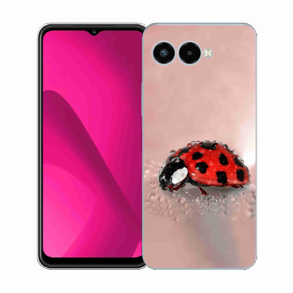 Gélový kryt mmCase na T-Mobile T Phone 3 - lienka