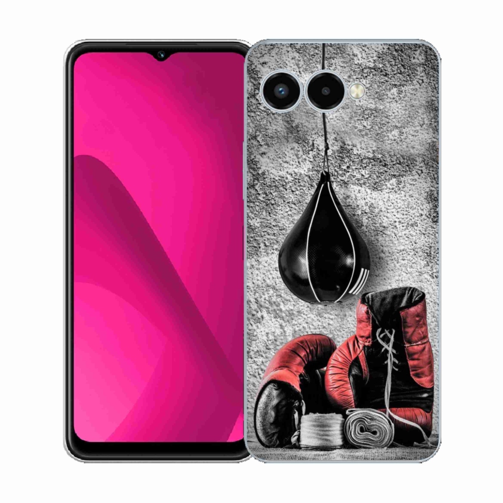 Gélový kryt mmCase na T-Mobile T Phone 3 - boxovacie vrece a rukavice