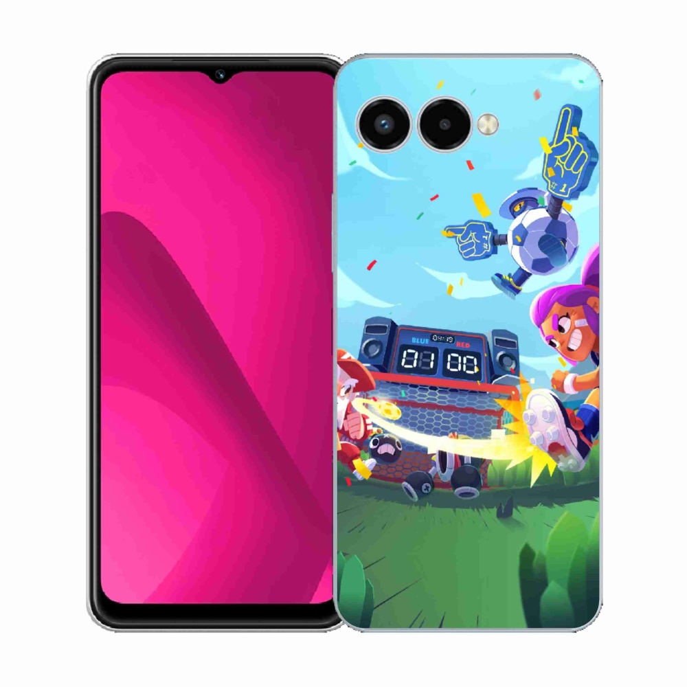 Gélový kryt mmCase na T-Mobile T Phone 3 - brawl stars 1