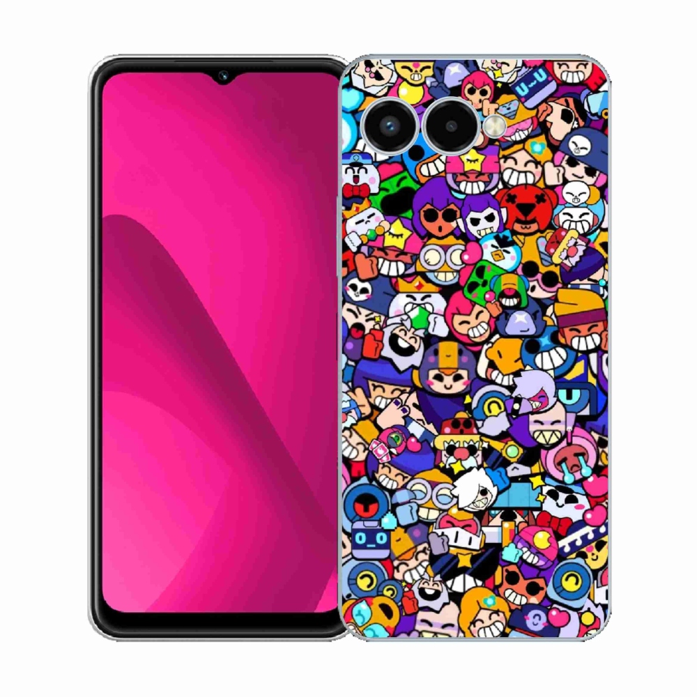 Gélový kryt mmCase na T-Mobile T Phone 3 - brawl stars 2