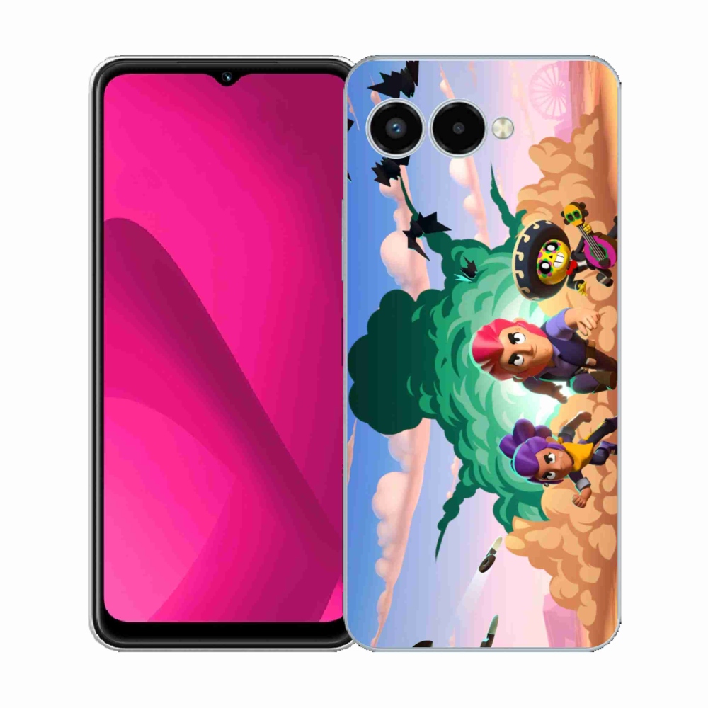 Gélový kryt mmCase na T-Mobile T Phone 3 - brawl stars