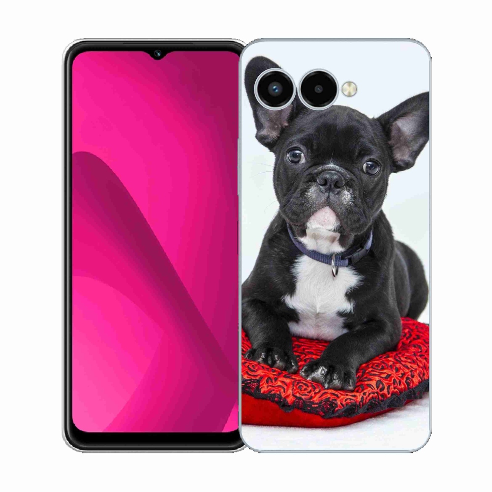 Gélový kryt mmCase na T-Mobile T Phone 3 - buldog
