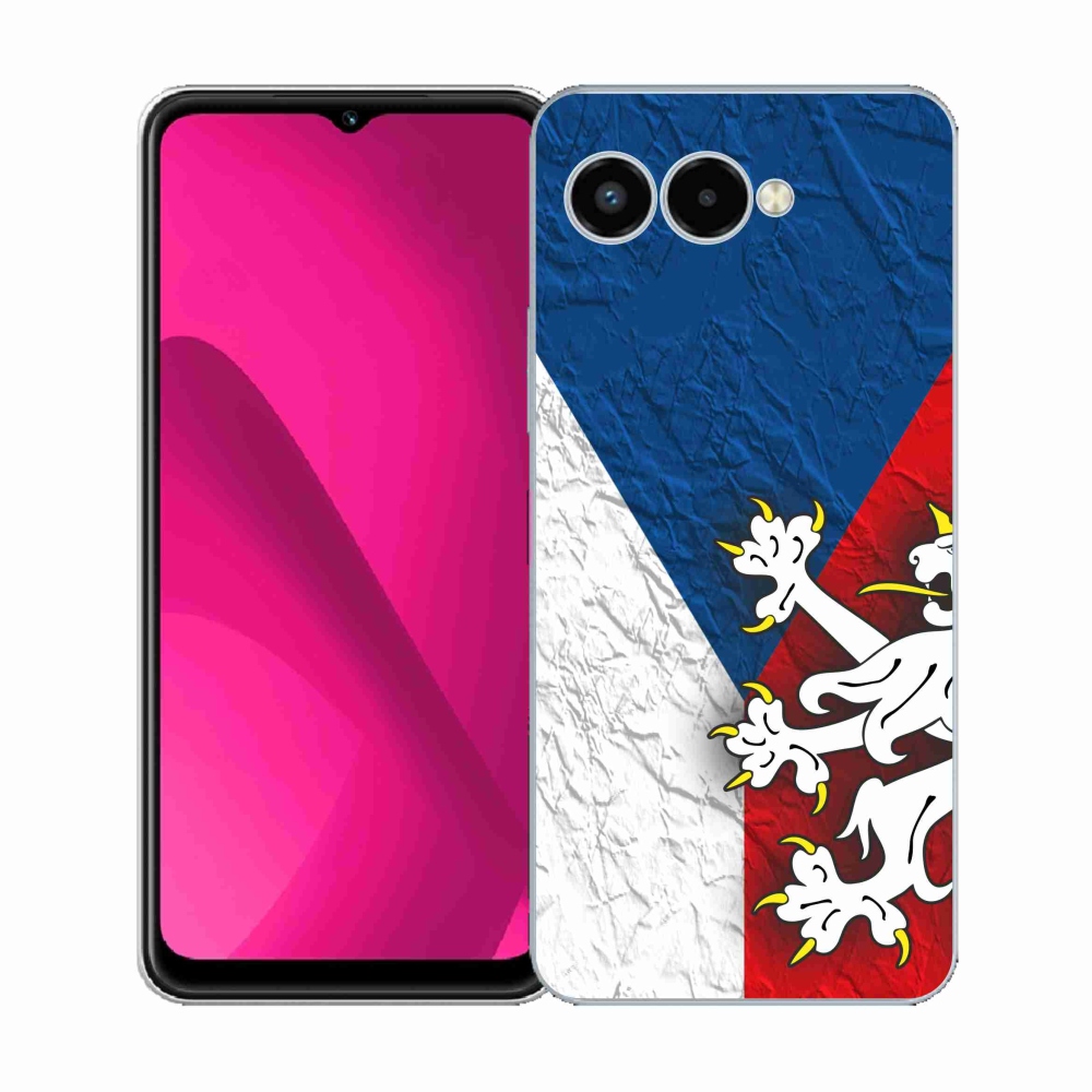 Gélový kryt mmCase na T-Mobile T Phone 3 - česká vlajka 1