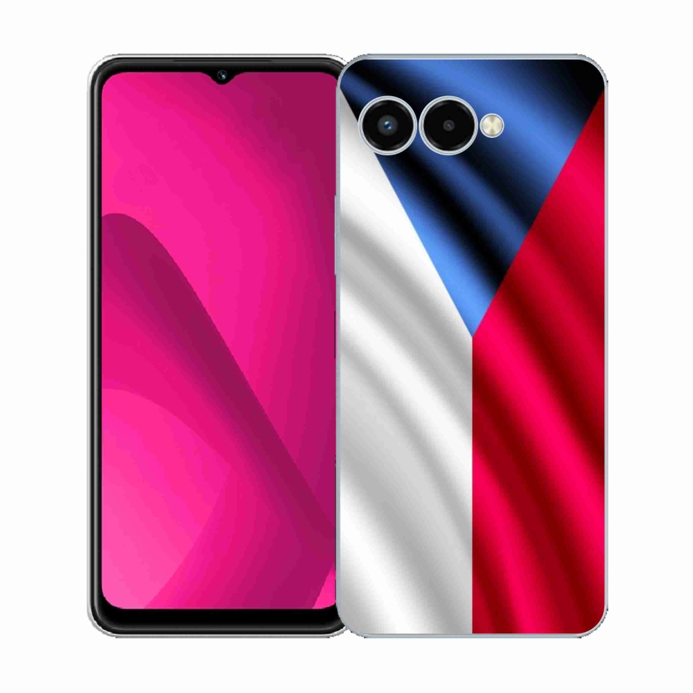 Gélový kryt mmCase na T-Mobile T Phone 3 - česká vlajka