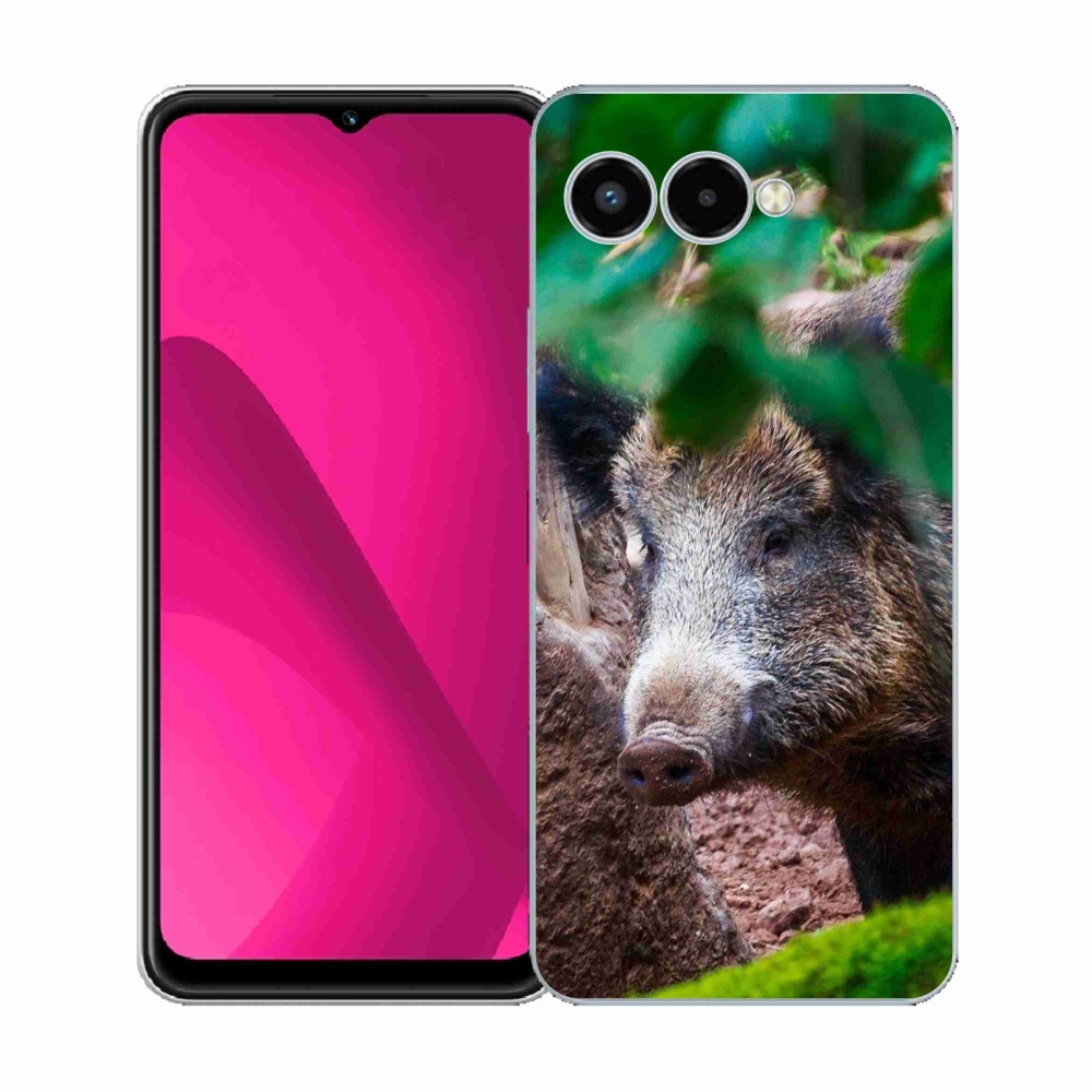 Gélový kryt mmCase na T-Mobile T Phone 3 - divoké prasa