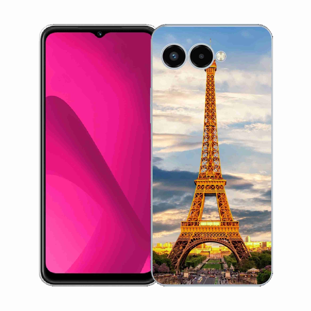 Gélový kryt mmCase na T-Mobile T Phone 3 - eiffelova veža 3
