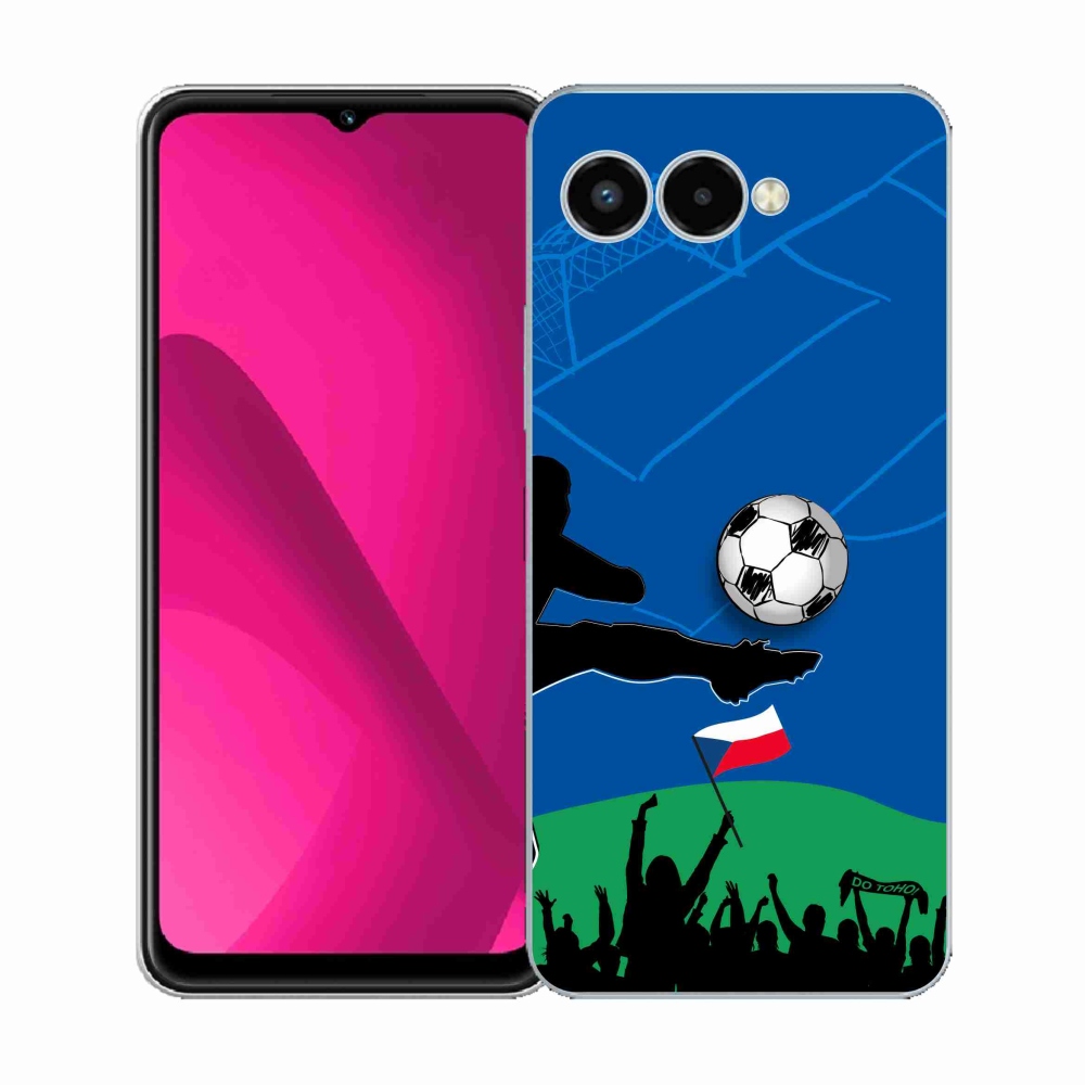 Gélový kryt mmCase na T-Mobile T Phone 3 - fanúšikovia futbalu