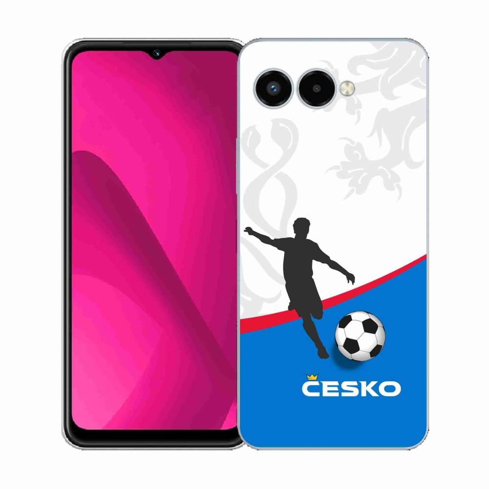 Gélový kryt mmCase na T-Mobile T Phone 3 - futbal Česko 1