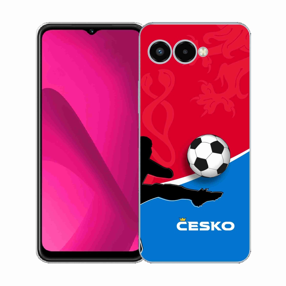 Gélový kryt mmCase na T-Mobile T Phone 3 - futbal Česko 2