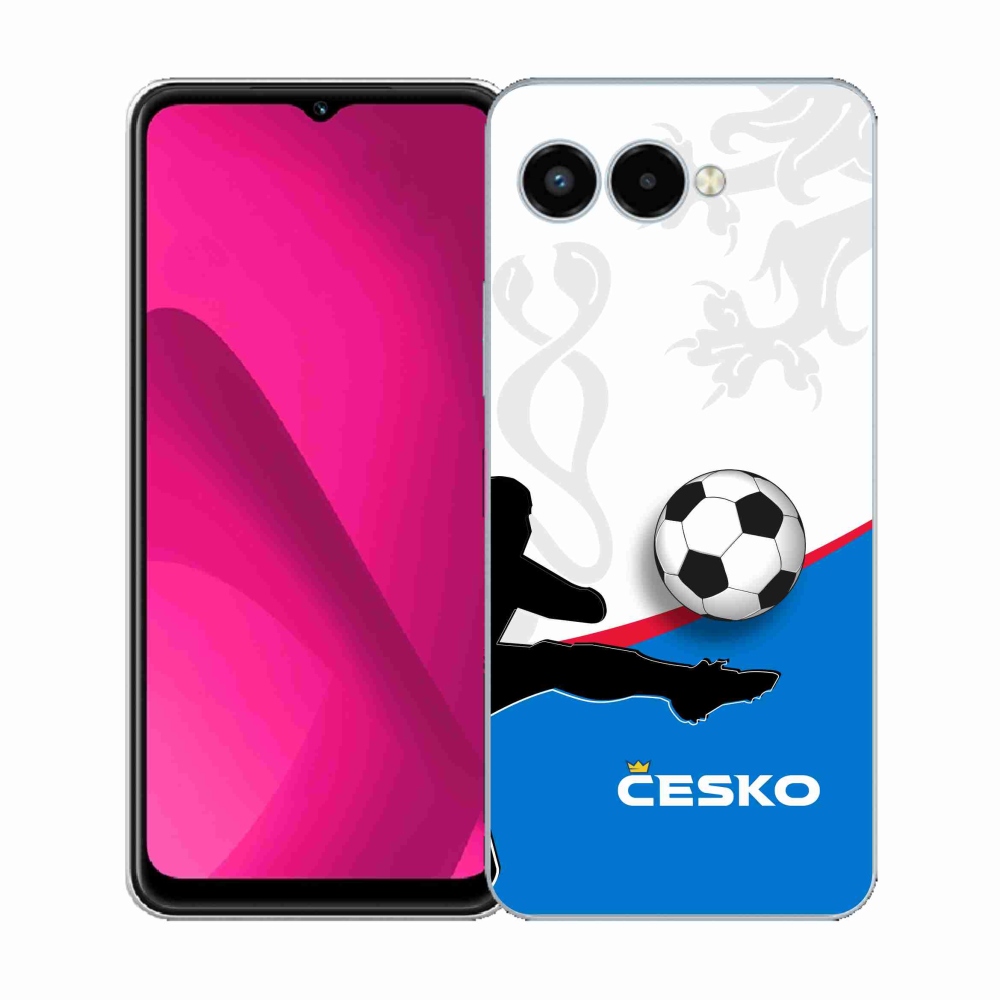 Gélový kryt mmCase na T-Mobile T Phone 3 - futbal Česko 3