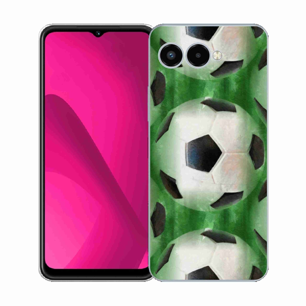 Gélový kryt mmCase na T-Mobile T Phone 3 - futbalová lopta