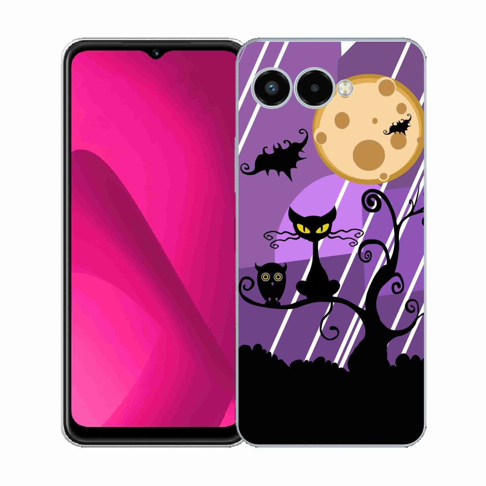 Gélový kryt mmCase na T-Mobile T Phone 3 - halloween